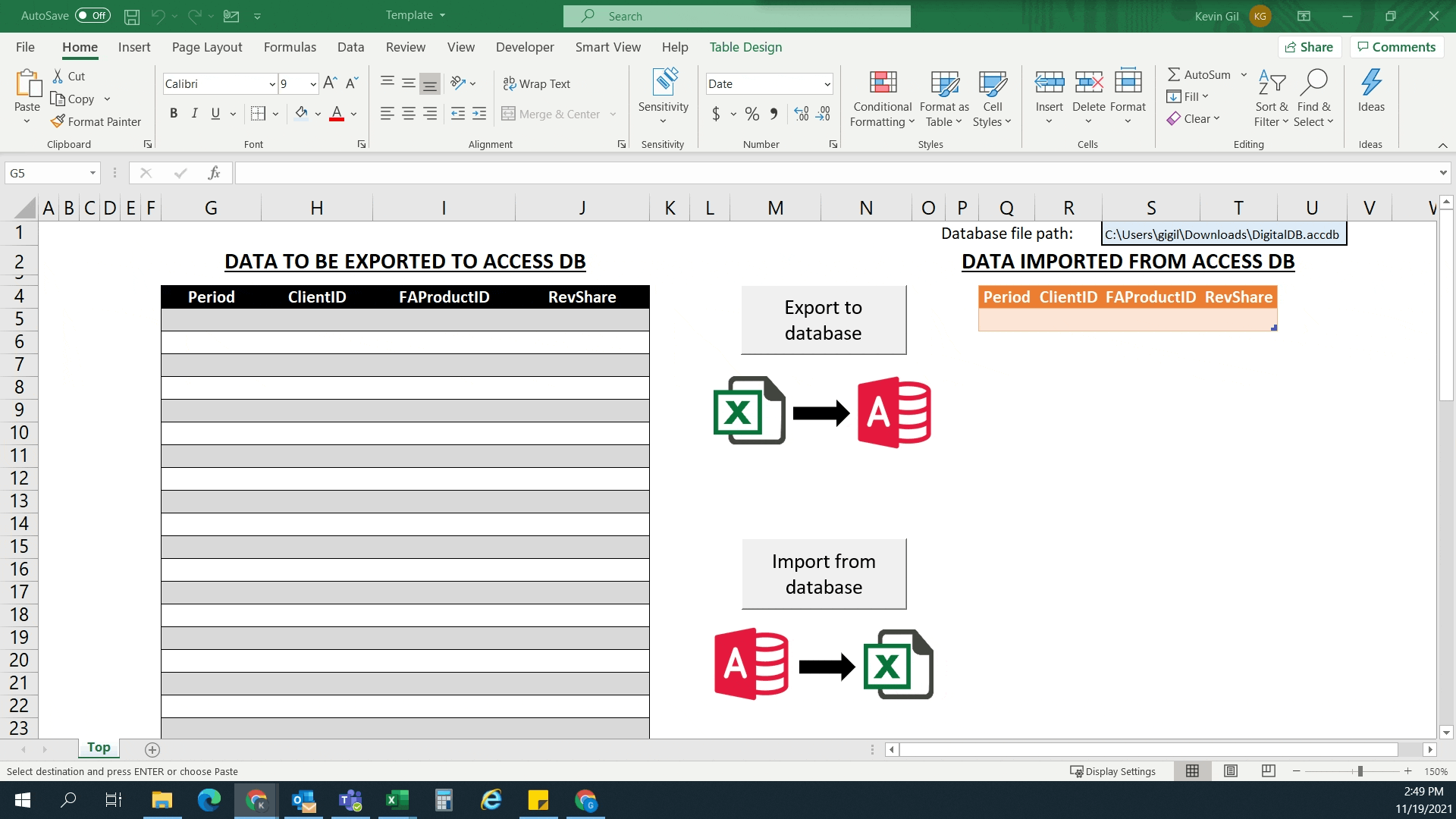 Database Model
